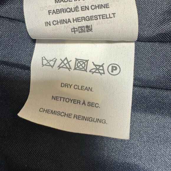 J. Crew Italian Stadium-Cloth Wool Toggle Duffle Coat Navy Size 10/ 12 G8982 - Picture 12 of 13